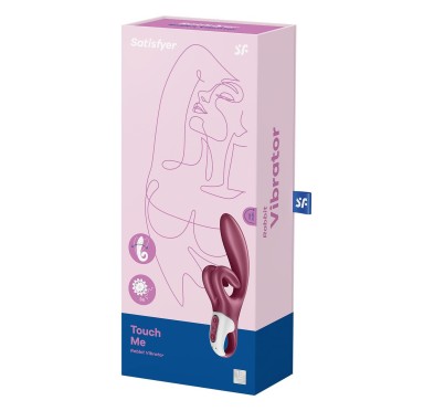 Wibrator króliczek Satisfyer Touch Me bordowy